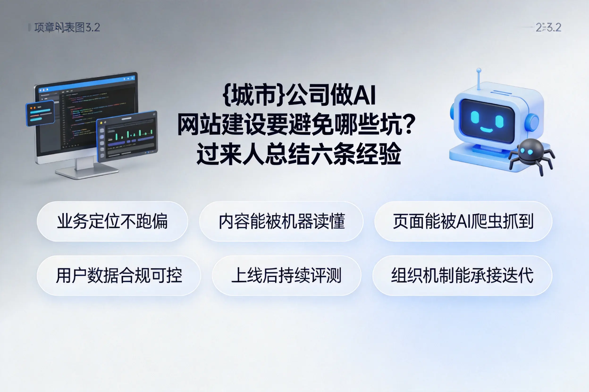 邯郸公司做AI网站建设要避免哪些坑？过来人总结六条经验